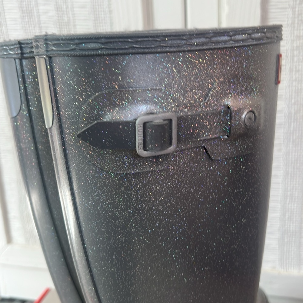 Hunter Original Tall Cosmic Rain Boots size 5 - Picture 8 of 11
